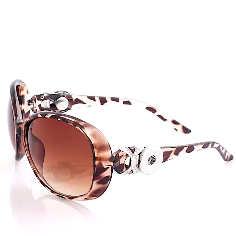 Leopard Cross Sunglasses