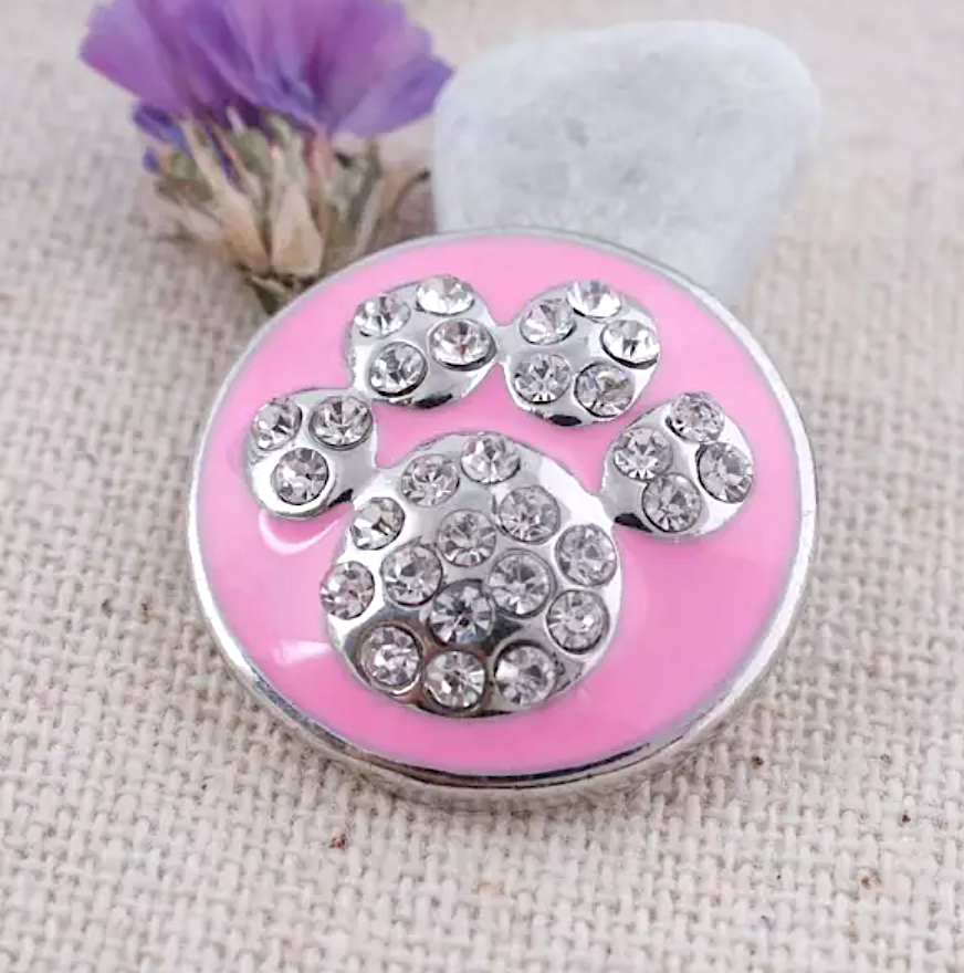 Pet Paw Crystals - Pink