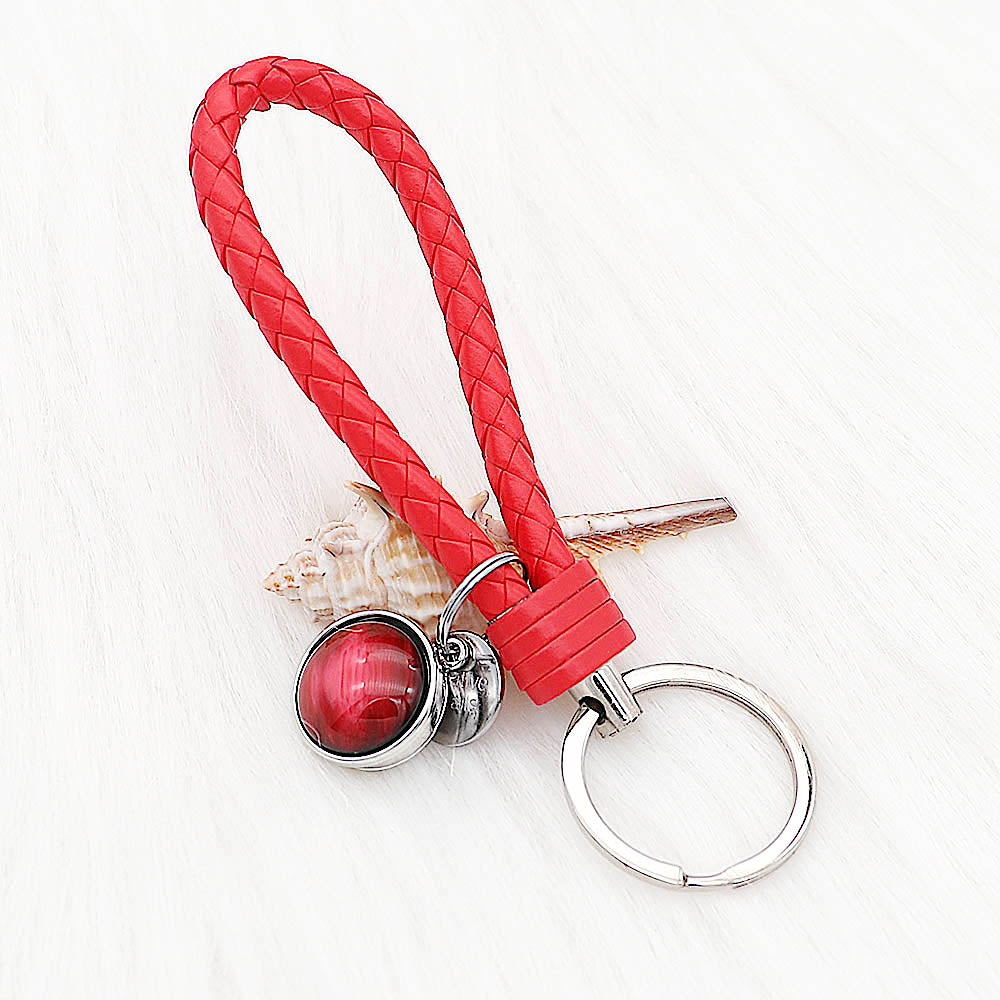 KeyChain Braided Red