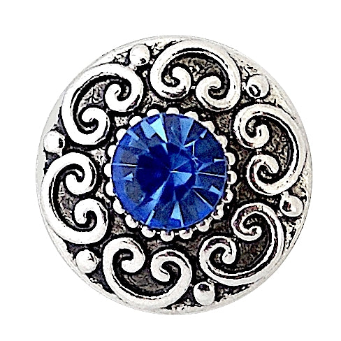 Scroll Blue Petite
