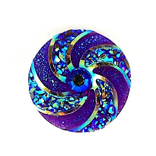 Spiral Glitter Purple