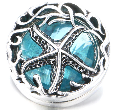 Sea Life Star - Sky Blue