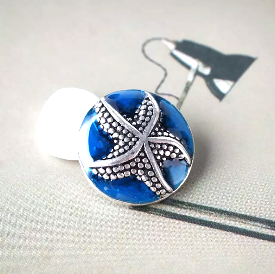 Starfish Blue Enamel