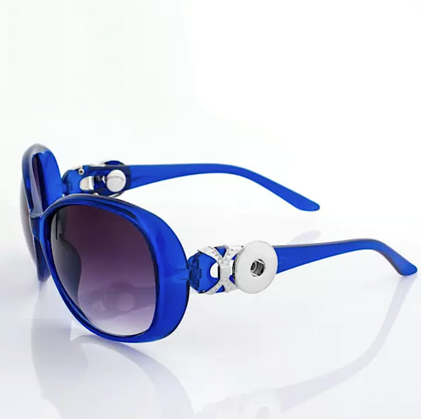 Royal Blue Cross Sunglasses