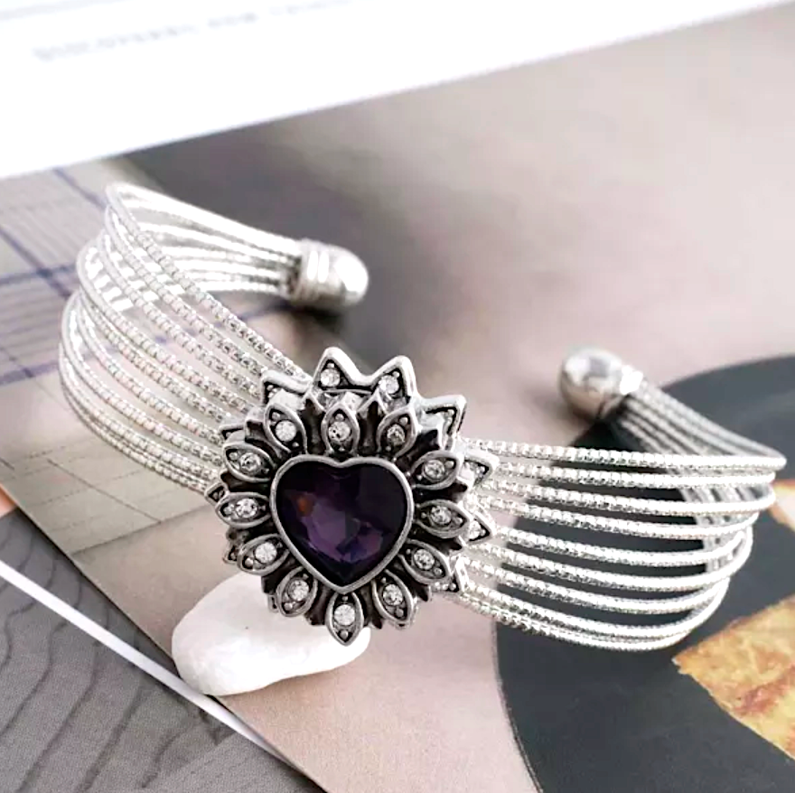 Amethyst Heart