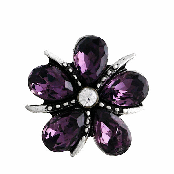 Orchid Star Petals Aubergine Petite