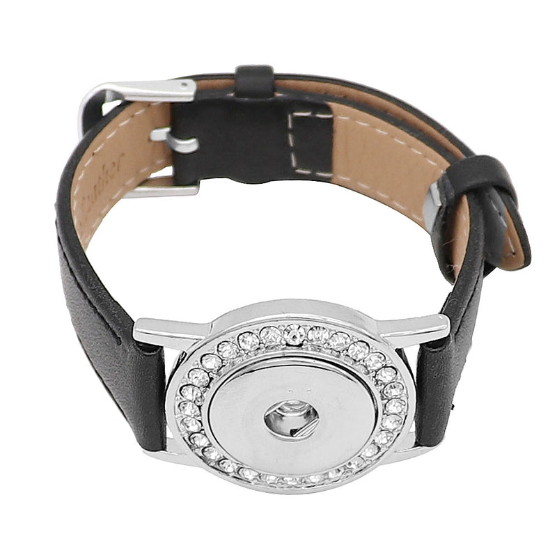 Bejewelled Watchband - Black