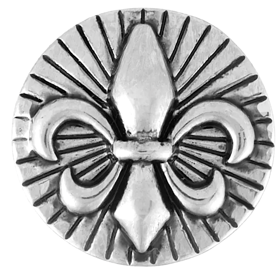 Fleur de Lis Silver