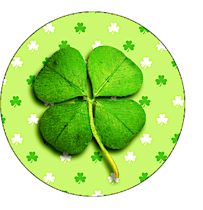 St. Patrick's Day Glass Dome #11