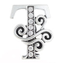 T Letter Filigree Scroll