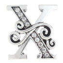 X Letter Filigree Scroll