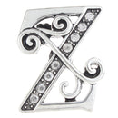 Z Letter Filigree Scroll